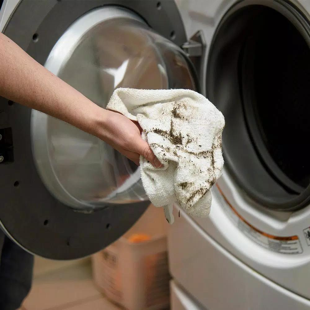 HDX Multi-Purpose Cotton Terry Cloth Towels, 14 in. x 17 in., White (36-Pack)