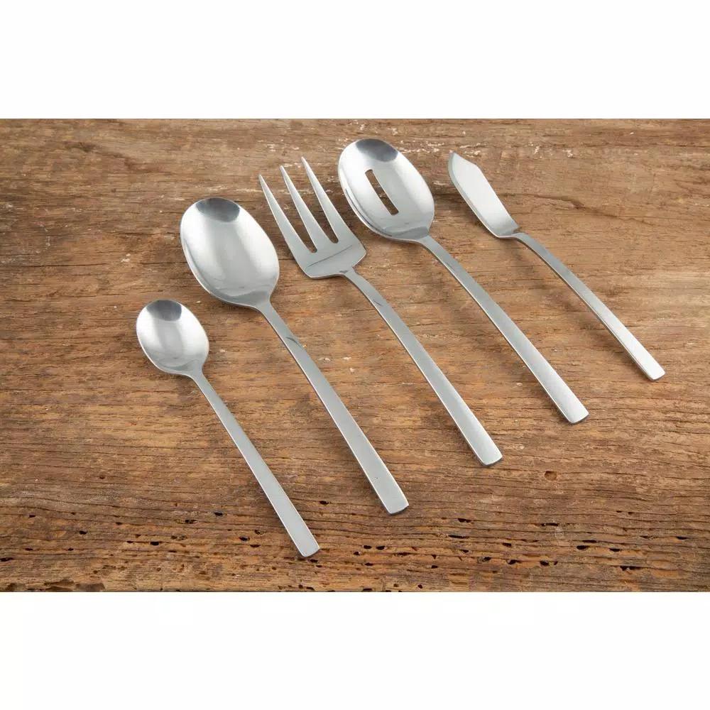 Cambridge Silversmiths Beacon Mirror 45-Piece Flatware Set, Service for 8, 18/0 Stainless Steel