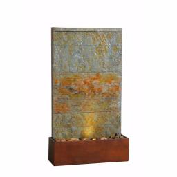Kenroy Home Stream Resin and Slate Floor and Wall Water Fountain with LED Light thumbnail 1