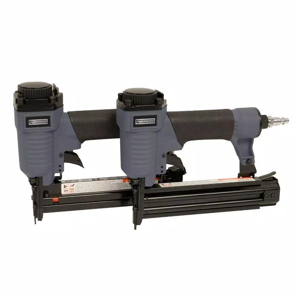 Professional Woodworker 18-Gauge 1-1/4 in. Brad Nailer and Narrow Crown Stapler Combo Kit