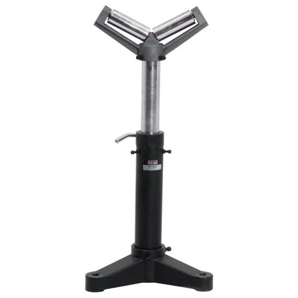Jet 2,000 lbs. Capacity Stationary V-Style Material Roller Stand, 23 in. to 38.5 in. Adjustable