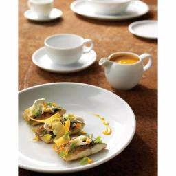 Oneida Queensbury and Hunt Classic Coupe White Porcelain Creamer Jugs, 6.75 oz (Set of 24) thumbnail 3