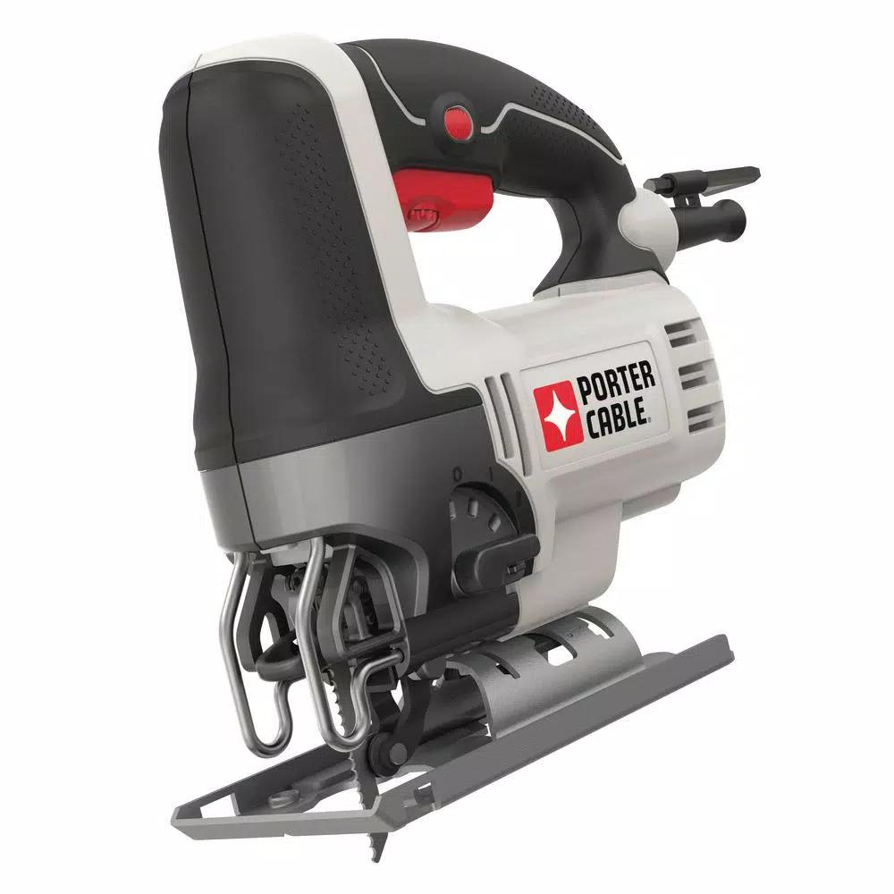 Porter-Cable 6 Amp Corded Orbital Jigsaw with Variable Speed and Keyless Blade Change