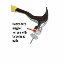 JC Hammer 16 oz. Magnetic Roofing Hammer with Angled Shaft and Comfort Grip thumbnail 2