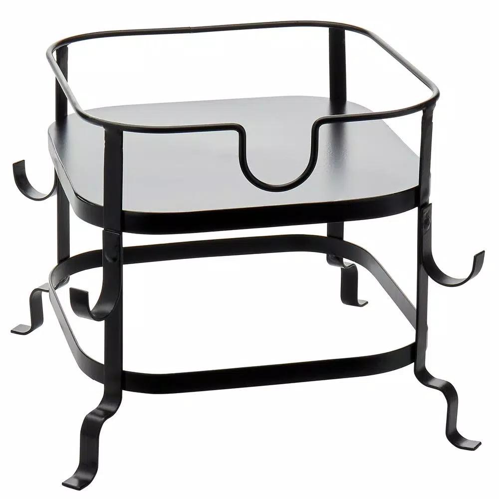 Unbranded Mason Craft and More 6-Piece Glass Beverage Dispenser Set with Metal Rack and 16 oz. Mugs