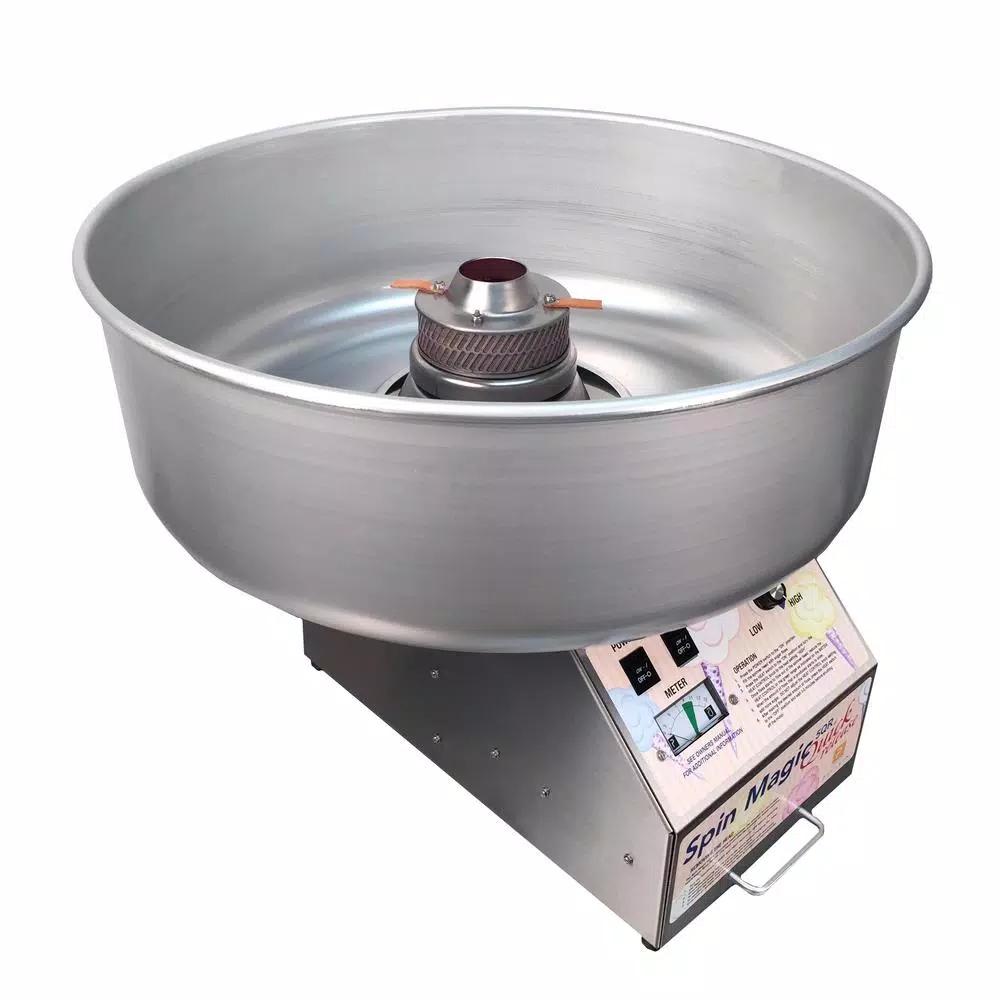 Paragon Spin Magic 5 Quick Release Cotton Candy Maker, Stainless Steel Commercial Machine