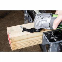 Genesis 1-3/8 in. Carbide Flush Cut Oscillating Multi-Tool Blade, Universal Quick-Fit thumbnail 5