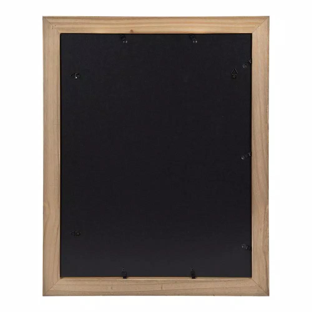 DesignOvation Museum Rustic Brown Wood Picture Frame Set, 14 x 18 in. Matted to 11 x 14 in. (Set of 2)
