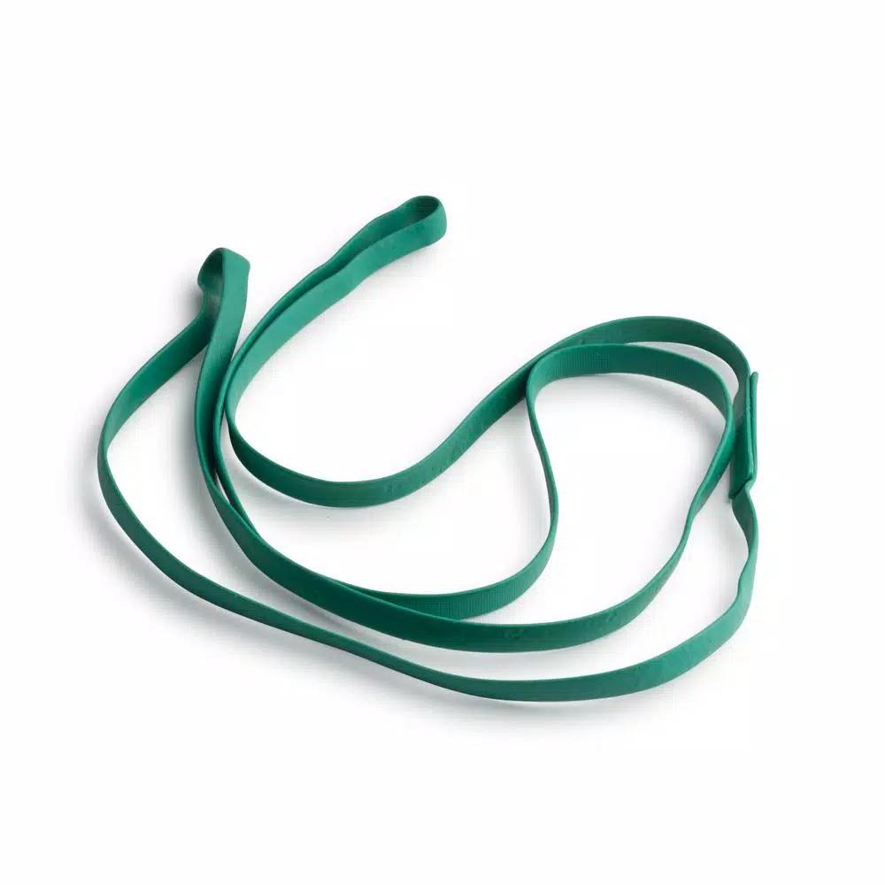 Plasticplace Large 20 in. Rubber Bands for 33 Gal. Trash Cans (5-Pack), Green