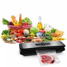 NutriChef Automatic Food Vacuum Sealer with Digital Scale, 1-Touch Operation, Dry and Moist Modes thumbnail 4