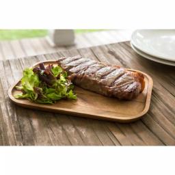 Ironwood Acacia Wood Small Steak Board - Handcrafted Rectangular Cutting Board thumbnail 4