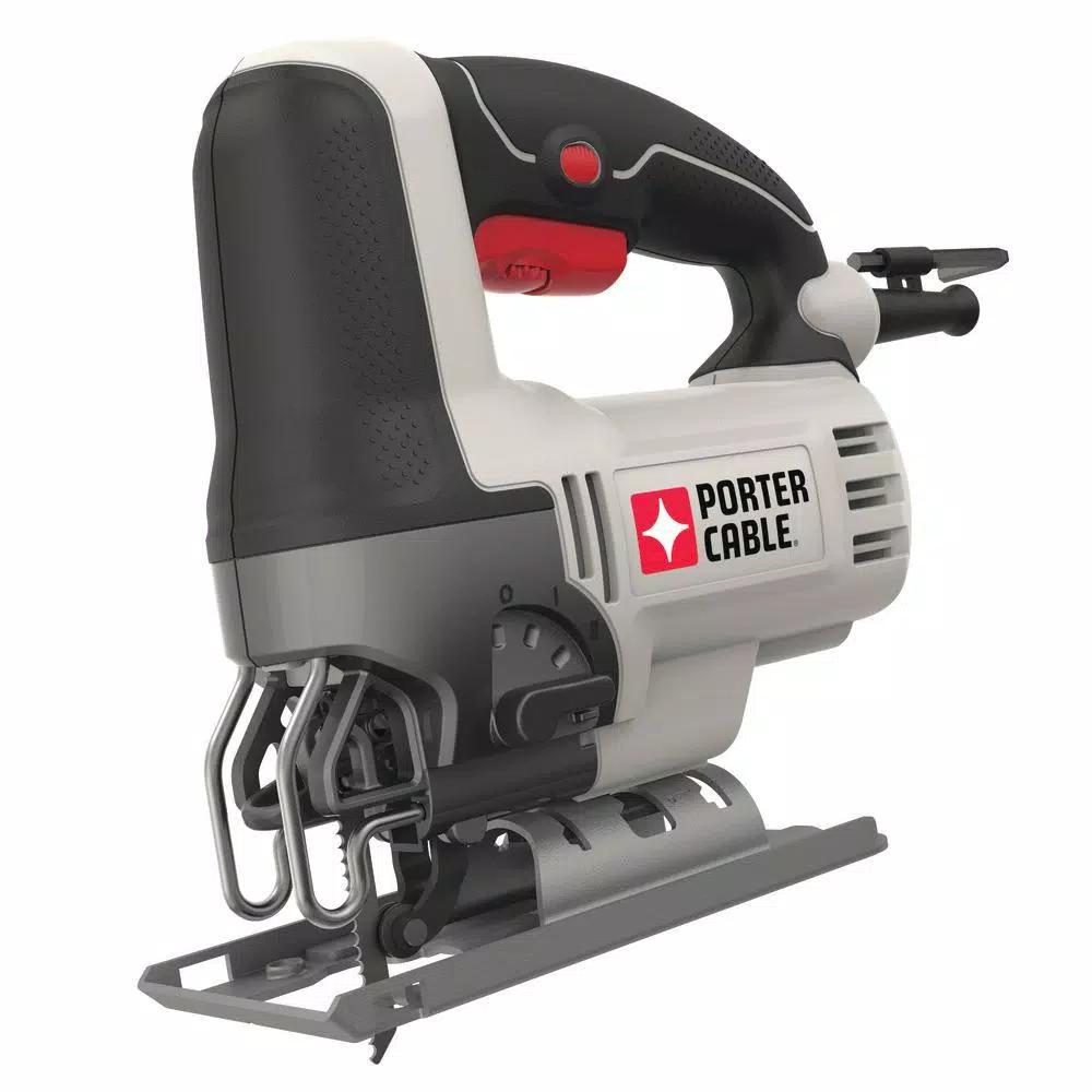Porter-Cable 6 Amp Corded Orbital Jigsaw with Variable Speed and Keyless Blade Change