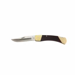 Klein Tools Klein's Sportsman Folding Knife with Ebony Wood Handle and Stainless Steel Clip Point Blade thumbnail 3