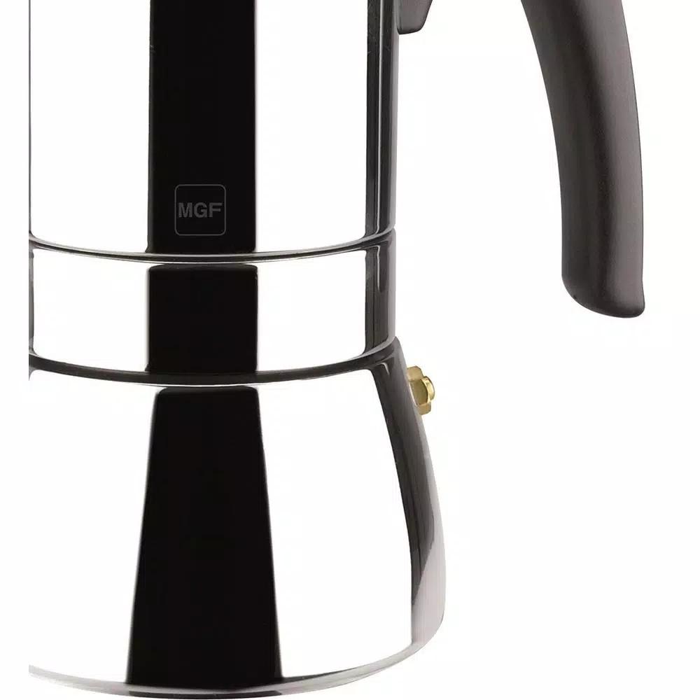 Magefesa Genova 6-Cup Stainless Steel Stovetop Espresso Coffee Maker
