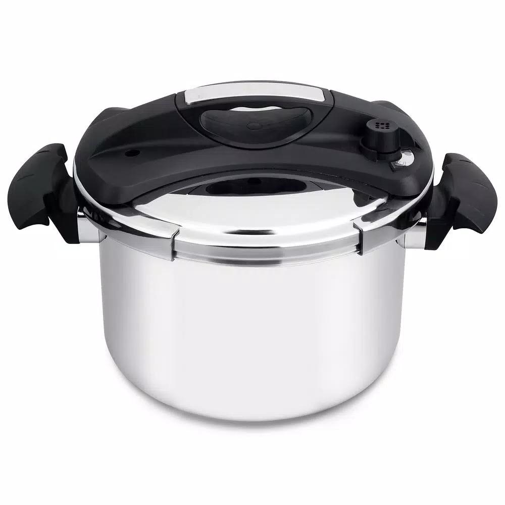 Barton 6 Qt. Stainless Steel Stove Top Pressure Cooker, Induction Compatible with Easy-Lock Lid