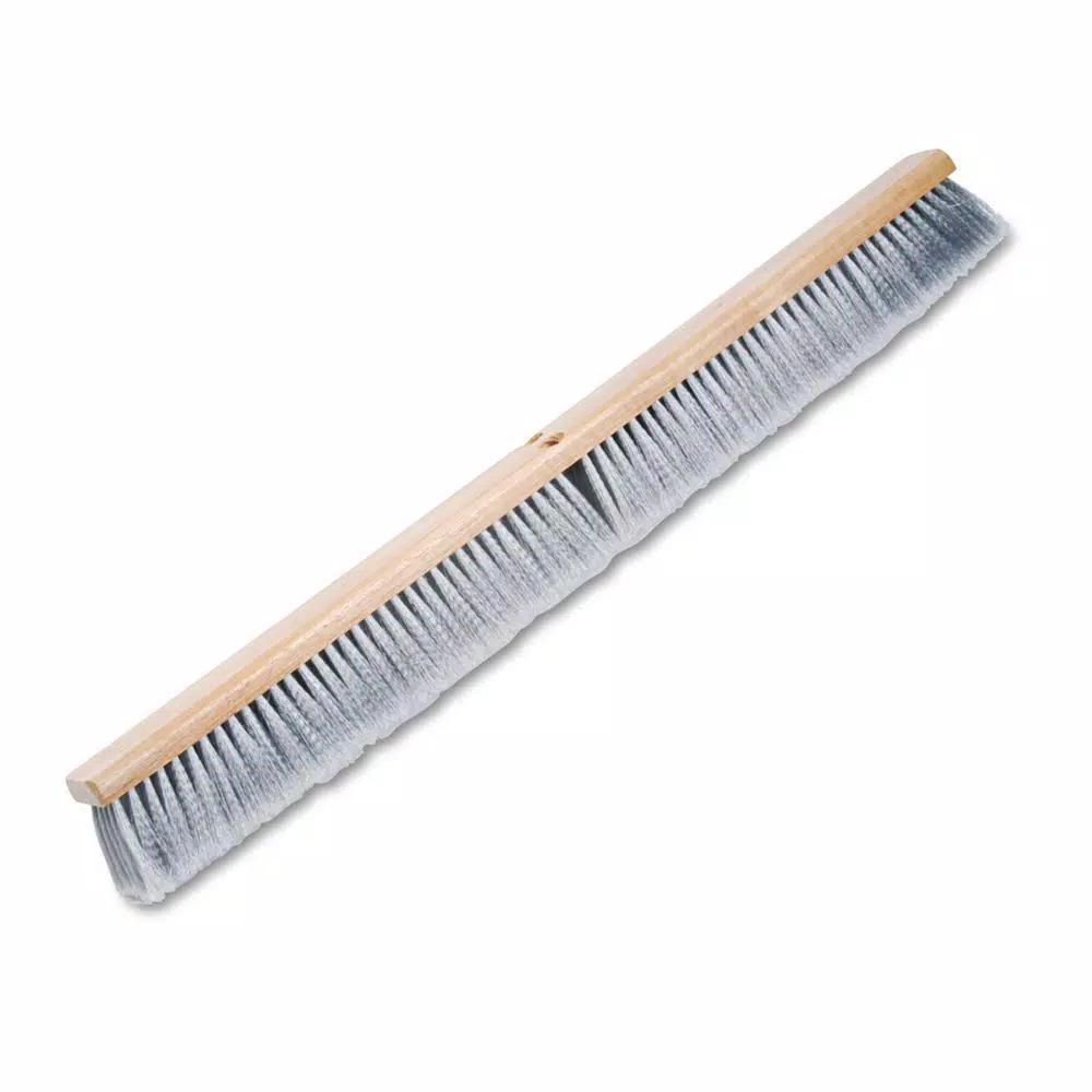 ProLine 36 in. Floor Broom Head with 3 in. Gray Flagged Polypropylene Bristles