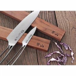 Cangshan 12 in. Walnut Wood Magnetic Knife Bar thumbnail 2