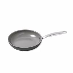 GreenPan Chatham 8 in. Hard-Anodized Aluminum Ceramic Nonstick Frying Pan, Gray thumbnail 1