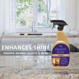 Granite Gold Polish 2-Pack, 24 oz. Spray Bottles for Natural Stone Surfaces thumbnail 3