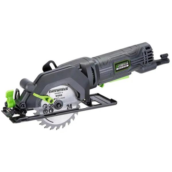Genesis SE GCS445SE 4.0 Amp 4-1/2 in. Compact Corded Circular Saw with 24T Blade and Rip Guide