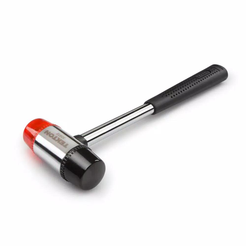 TEKTON 35 mm Double-Faced Soft Mallet with Tubular Steel Handle