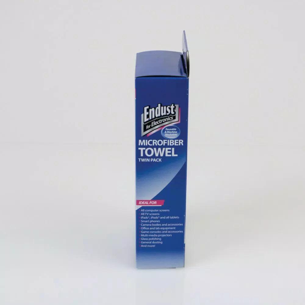 Endust Extra-Large Microfiber Cleaning Cloths, 15 in. x 15 in., Blue (6-Pack)