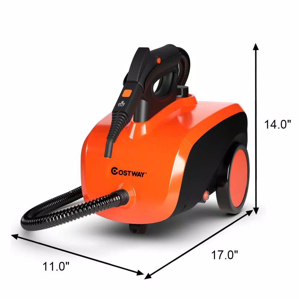 Costway 1500W Multi-Purpose Steam Cleaner Mop with 18 Versatile Accessories