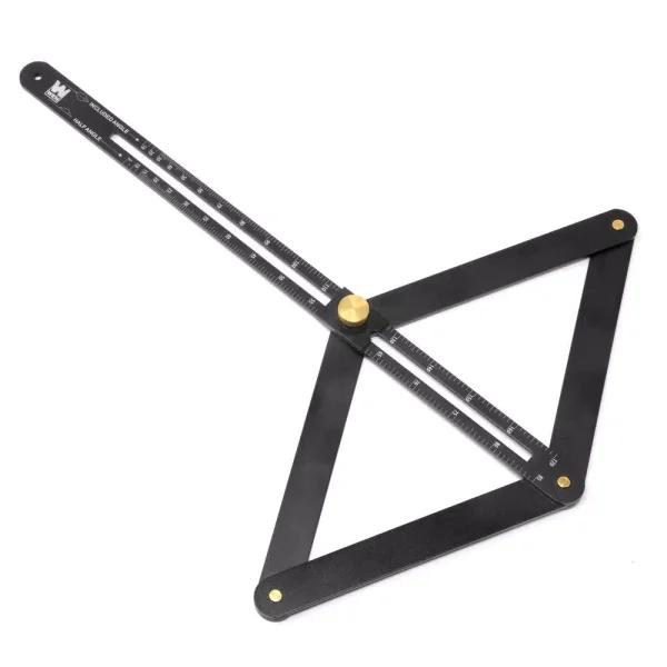 WEN 0.5 in. Aluminum Miter Saw Bevel Gauge and Corner Angle Finder