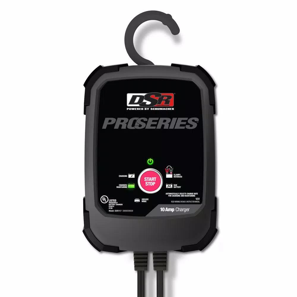 Schumacher Proseries DSR117 10 Amp 12V Rapid Battery Charger with Service Mode