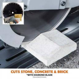 Evolution Power Tools 15 Amp 14 in. Multi-Material Chop Saw with Japanese TCT Blade thumbnail 15
