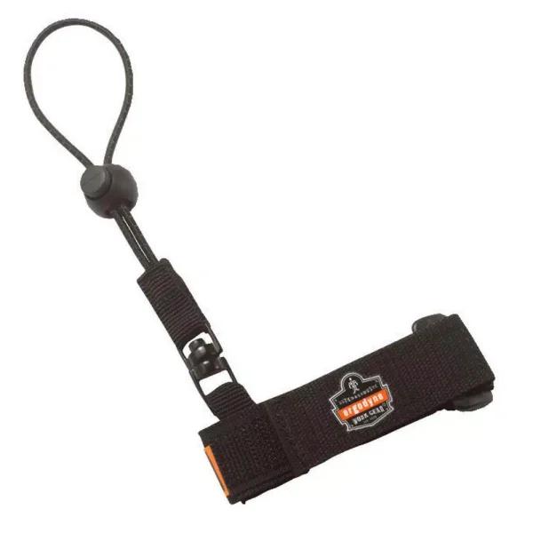 Ergodyne Squids 3115 Adjustable Wrist Tool Lanyard, 2 lb. Capacity, Black