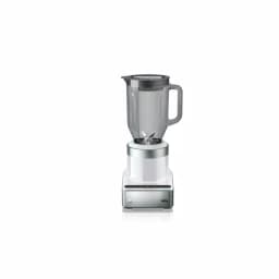 Braun PureMix 1000W Countertop Blender with 56 oz. Thermal Resistant Glass Jug, White and Stainless Steel thumbnail 1