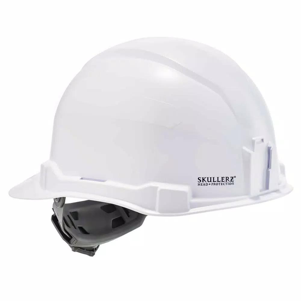 Ergodyne Skullerz 8970 Class E White Cap Style Hard Hat with Ratchet Suspension