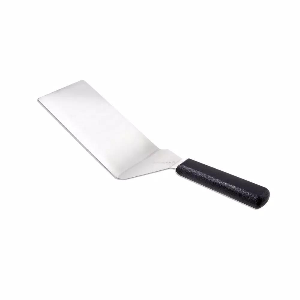 Mundial 5681HH 8x3-Inch Perforated Stainless Steel Turner, Black