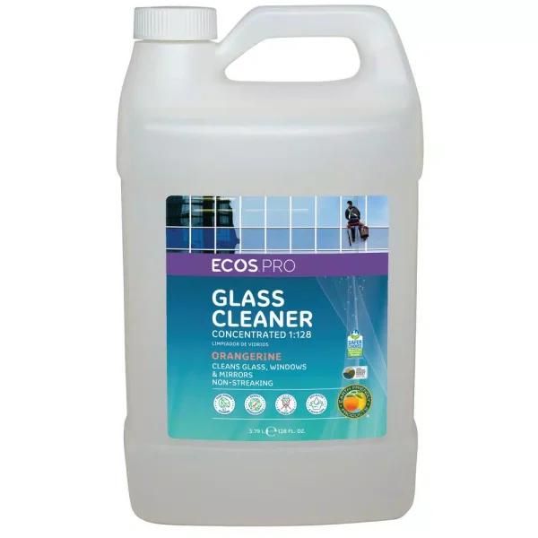 ECOS Pro Orangerine Glass Cleaner Concentrate, 1 Gallon, Streak-Free Refill