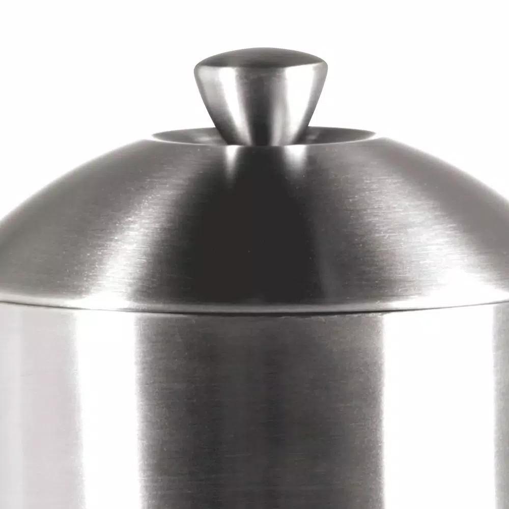 Frieling 2-Cup Stainless Steel French Press, 17 oz Double-Walled Insulated Coffee Maker