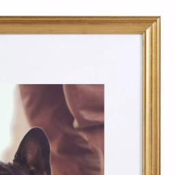Kate and Laurel Adlynn Gold Picture Frame Set, 16 x 20 in. and 8 x 10 in. with Mats, Set of 3 thumbnail 4