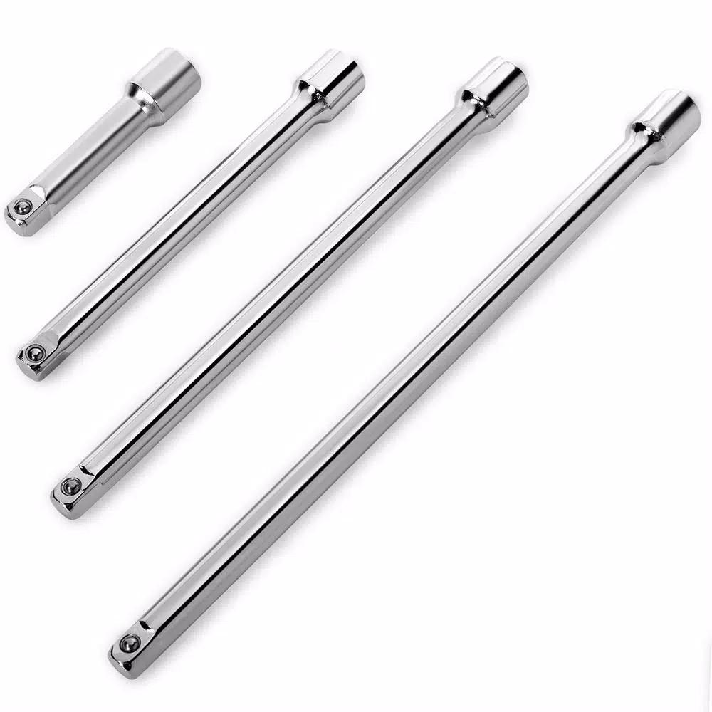 Stark 4-Piece 3/8 in. Drive Impact Extension Bar Set, Chrome Vanadium Steel