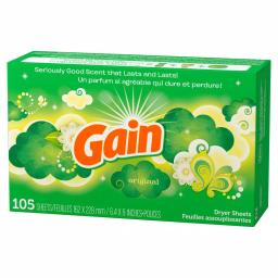 Gain Moonlight Breeze Dryer Sheets, Original Scent, 105-Count (6-Pack, 630 Sheets Total) thumbnail 3
