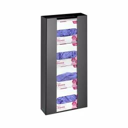AdirMed Quad Box Capacity Acrylic Black Glove Dispenser thumbnail 2