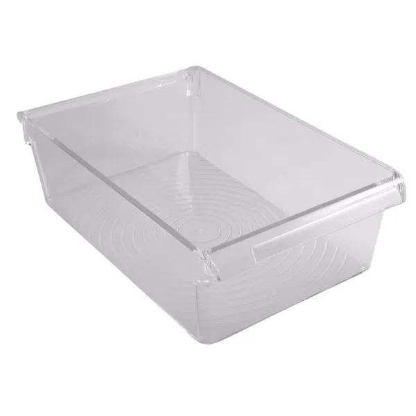 Kitchen Details 2 Pack Slim Refrigerator & Pantry Storage Bins, Airtight Food Containers