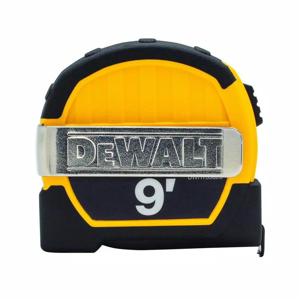 DEWALT 15-Piece 1/4 in. and 3/8 in. Drive Socket Accessory Set with Case and 9 ft. Tape Measure