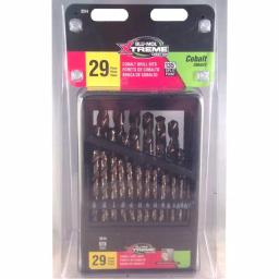 BLU-MOL Xtreme Cobalt M35 29-Piece Twist Drill Bit Set with Metal Index Case thumbnail 2