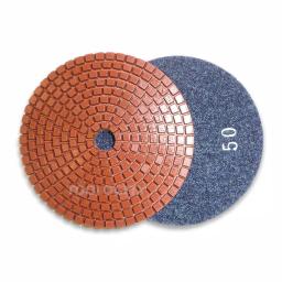Toolocity JHX 4 in. Metal Bond Diamond Polishing Pad Set with Semi-Rigid Back Holder for Granite and Concrete thumbnail 4