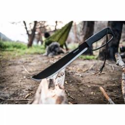 Coast F1400 14 in. Full-Tang Stainless Steel Machete with Saw and Nylon Sheath thumbnail 2