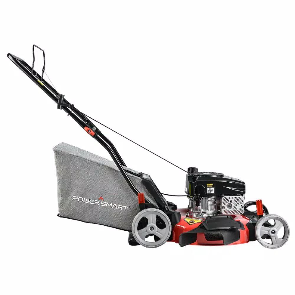 PowerSmart Power Smart 21 in. 3-in-1 170cc Gas Walk Behind Push Lawn Mower