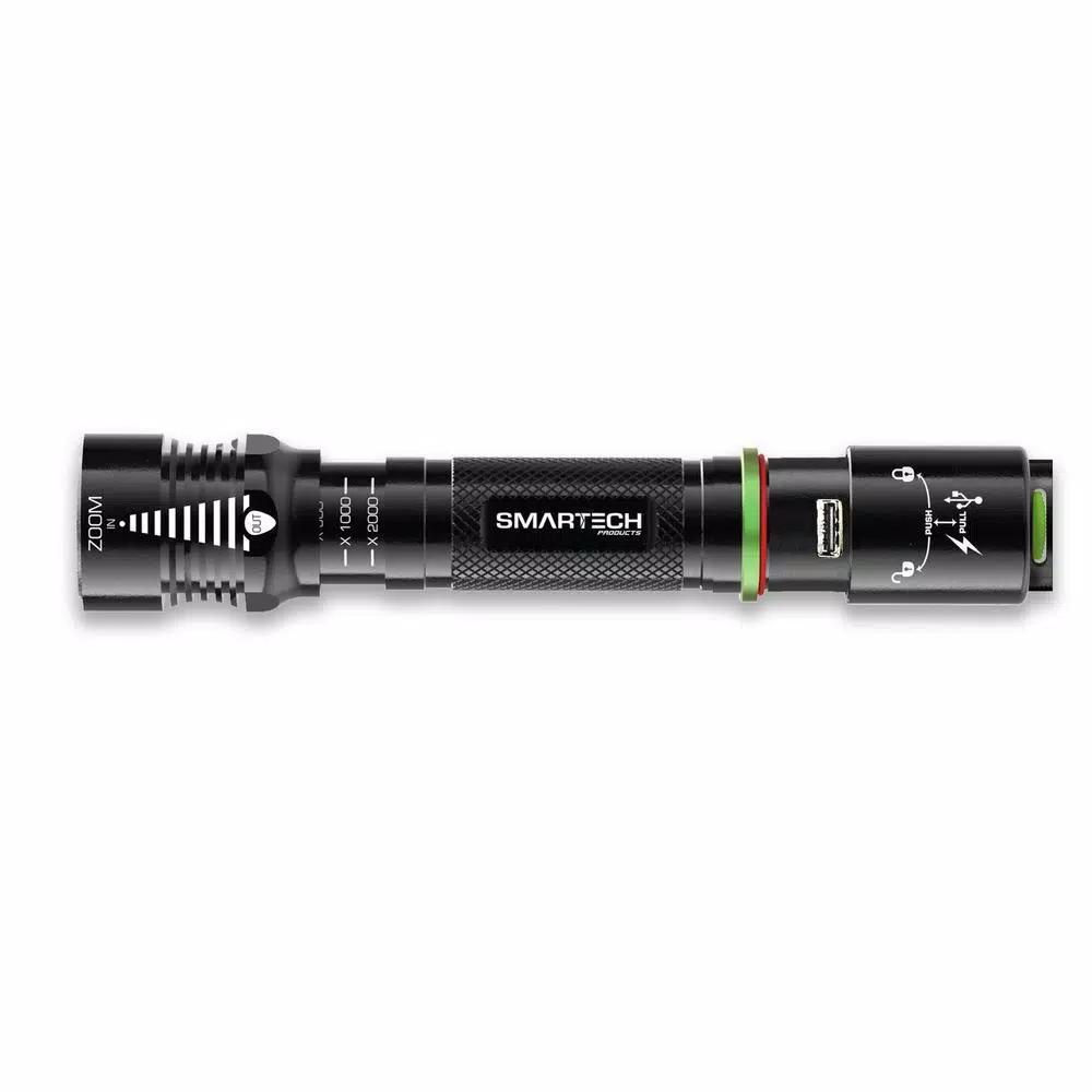 Smartech Products Duotec RR-2000 2000 Lumen LED Flashlight and 5000 mAh Power Bank Multi-Tool