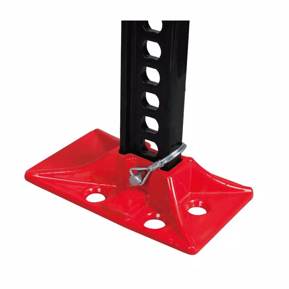 Big Red 48 in. 3 Ton Farm Jack - All-Steel Mechanical Lifting Tool