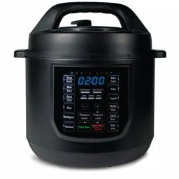 Magic Chef 9-in-1 6 Qt. Matte Black Electric Multi-Cooker with Stainless Steel Interior thumbnail 1