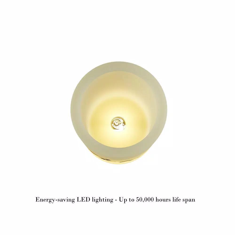 Lavish Home "Believe" Vanilla Scented LED Flameless Real Wax Candle with Remote Control